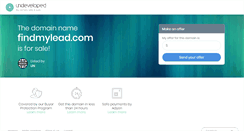 Desktop Screenshot of findmylead.com